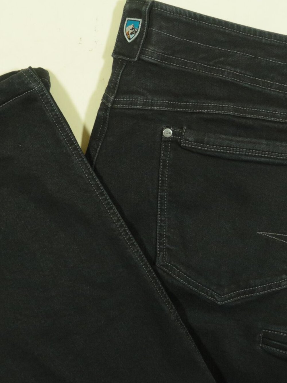 Kuhl Thermik Klassic Jeans Mens 36 Black Stretch High Performance Thermal